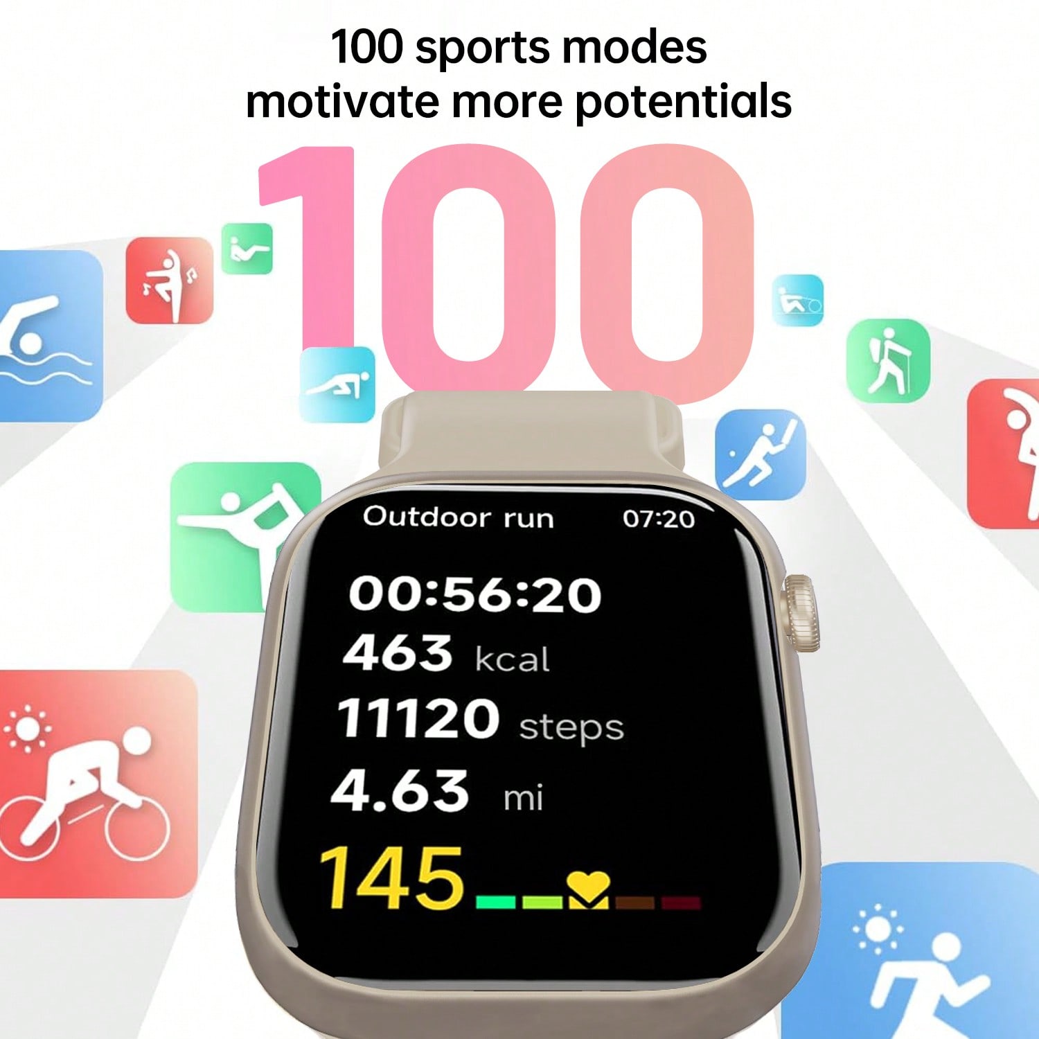 2.01 Inch Touch Screen Smart W - مراجعة Smartwatch Digital Watches For Men وسعره