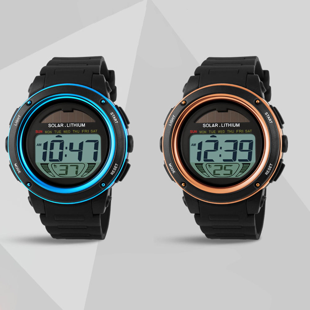 Solar Powered Digital Men Wome - مراجعة Solar Powered Watch وسعره
