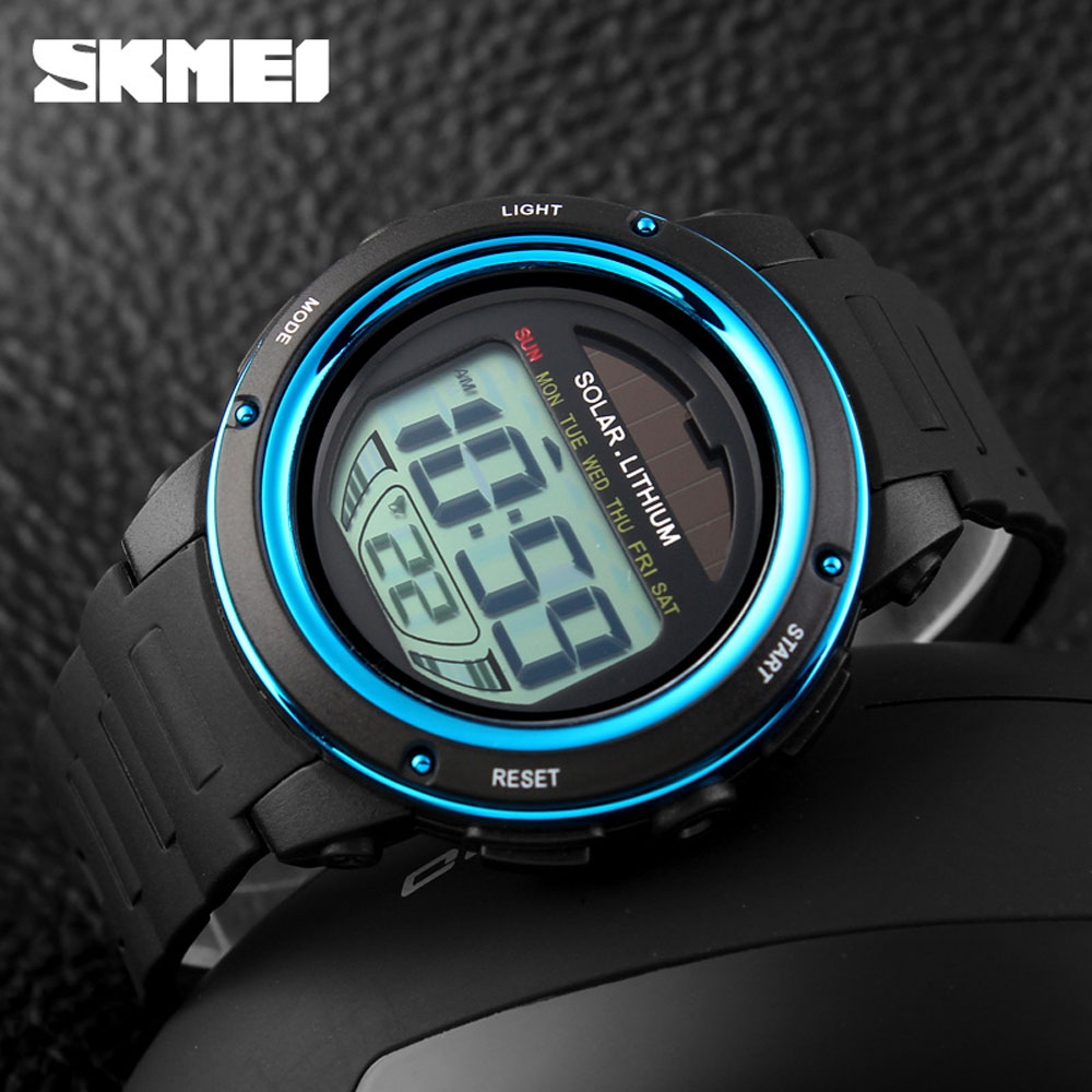 Solar Powered Digital Men Wome - مراجعة Solar Powered Watch وسعره