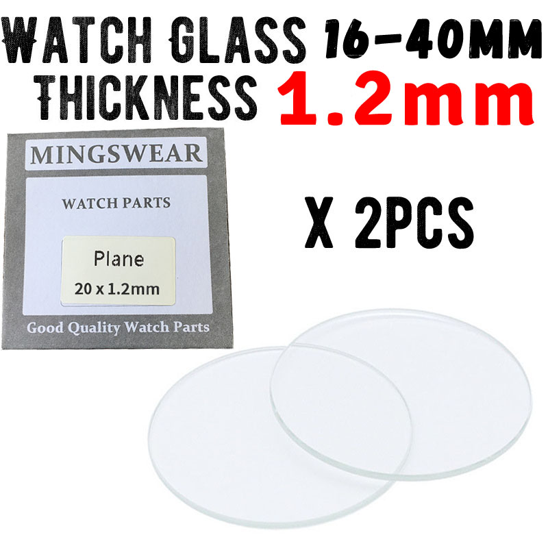 2x Thickness 1.2mm Replacement - مراجعة Watch Crystal Replacement وسعره