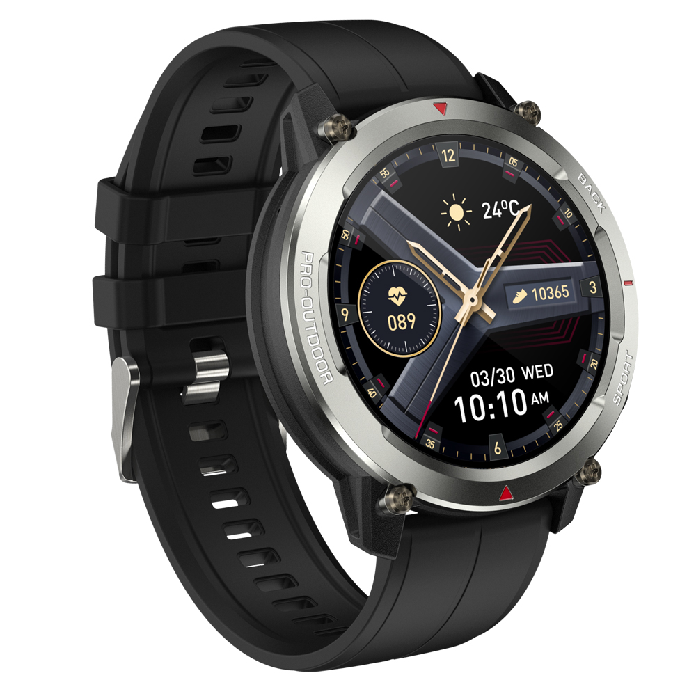 1.43 Inch HD Screen IP68 Water - مراجعة Smartwatch Digital Watches For Men وسعره