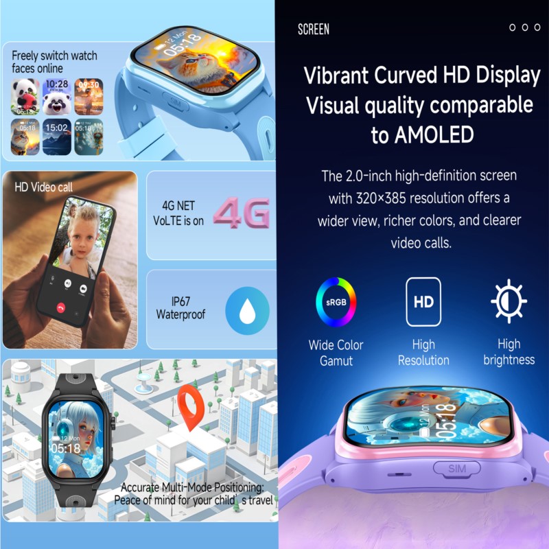 Smart Watch for Kids with GPS  - مراجعة Smartwatch Watches For Kid Boy With Gps وسعره