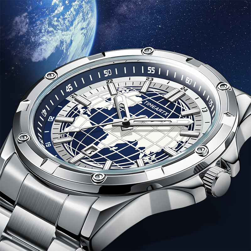 TIMEARTX Brand Man Watch Earth - مراجعة Smartwatch Branded Watches For Men وسعره