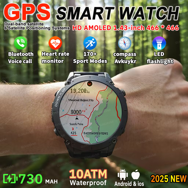 2025 Upgraded New Outdoors Spo - مراجعة Smartwatch Branded Watches For Men وسعره