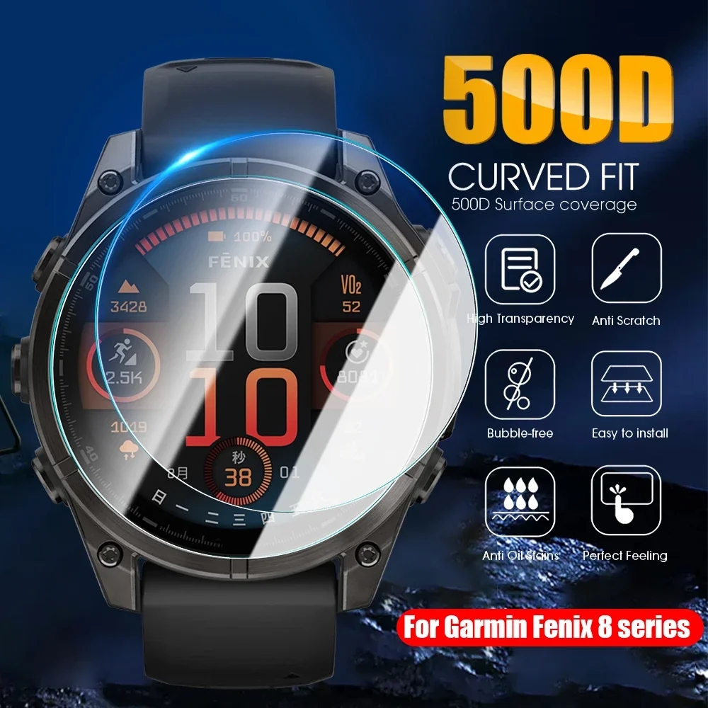 1/5pcs 9H HD Tempered Glass fo - مراجعة Solar Powered Watch وسعره