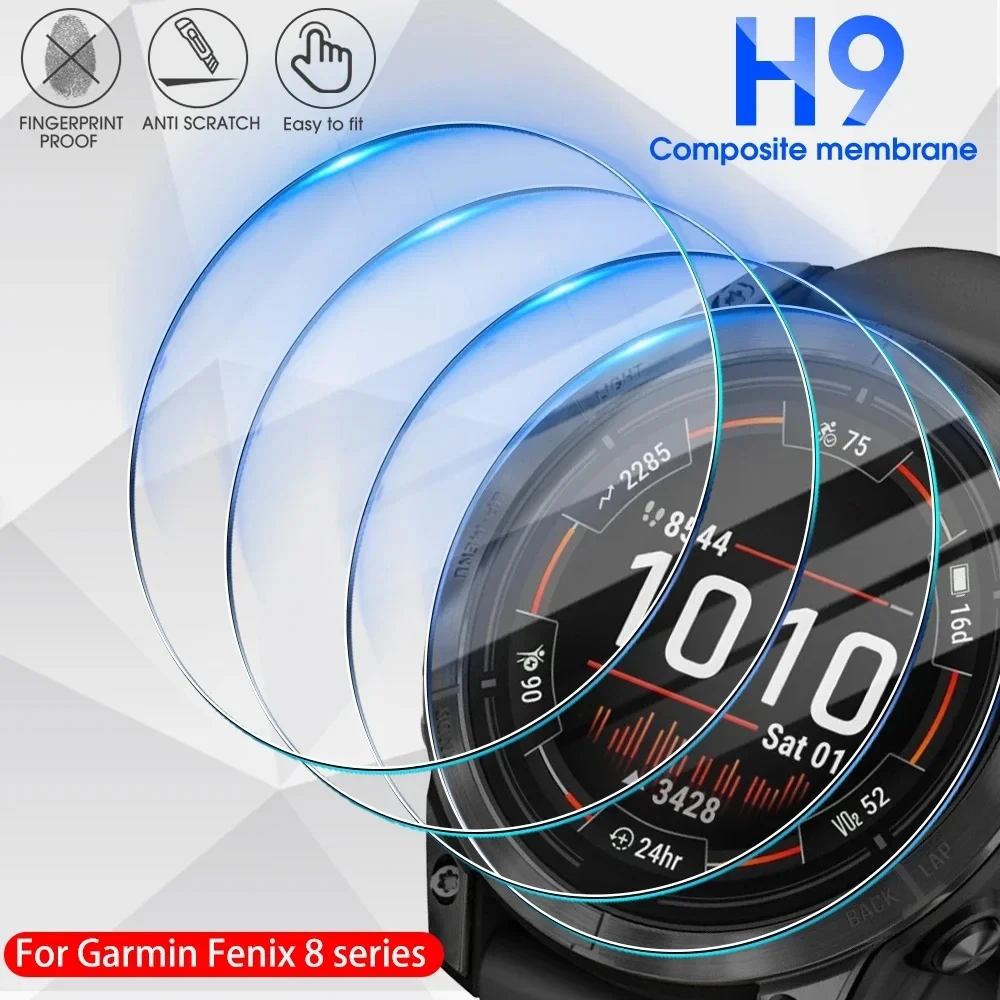 1/5pcs 9H HD Tempered Glass fo - مراجعة Solar Powered Watch وسعره
