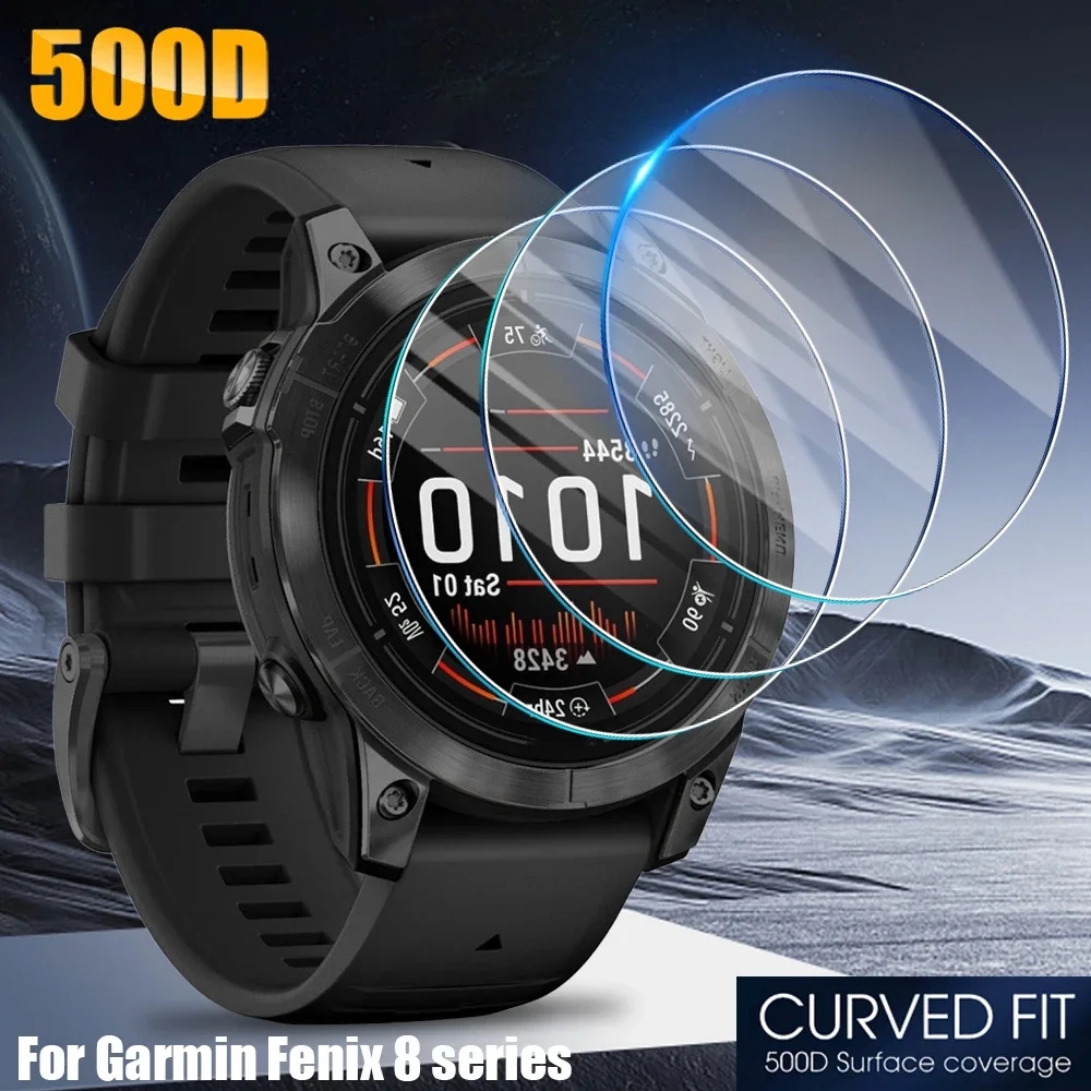 1/5pcs 9H HD Tempered Glass fo - مراجعة Solar Powered Watch وسعره