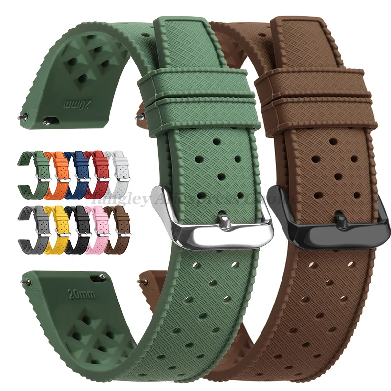 Tropical Silicone Watch Band Q - مراجعة Seiko Watches Smartwatch وسعره