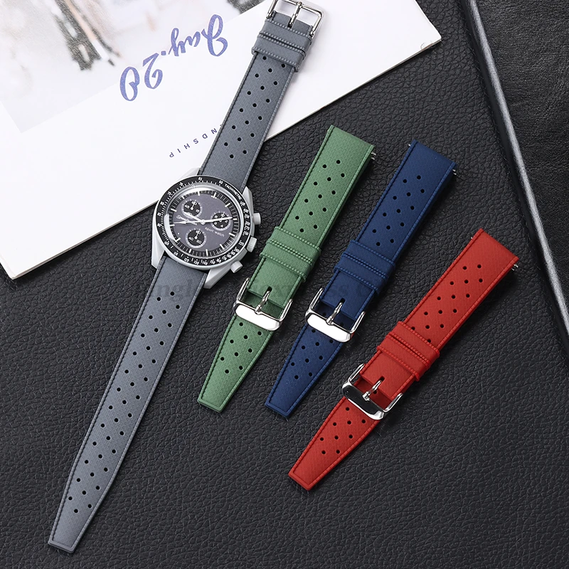 Tropical Silicone Watch Band Q - مراجعة Seiko Watches Smartwatch وسعره