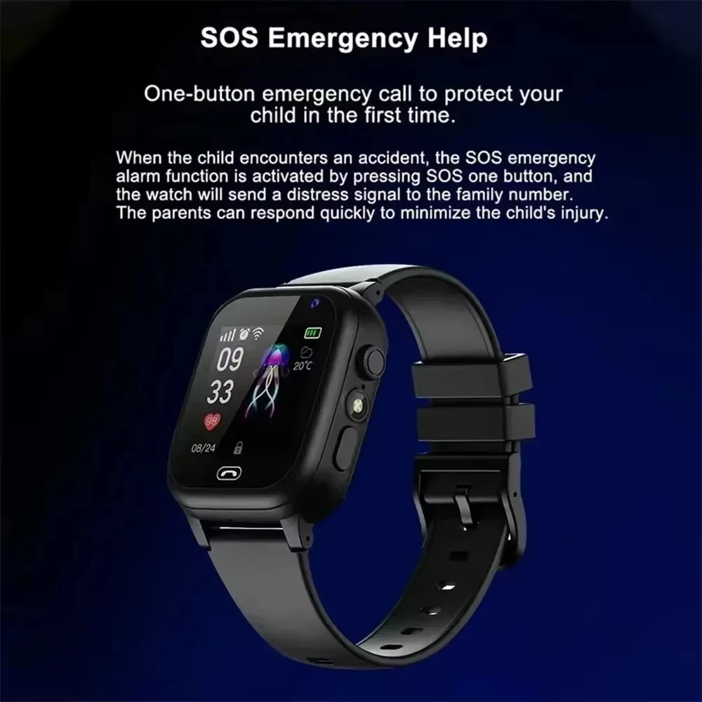 Lenovo 2027 Kids 5G Smart Watc - مراجعة Smartwatch Watches For Kid Boy With Gps وسعره