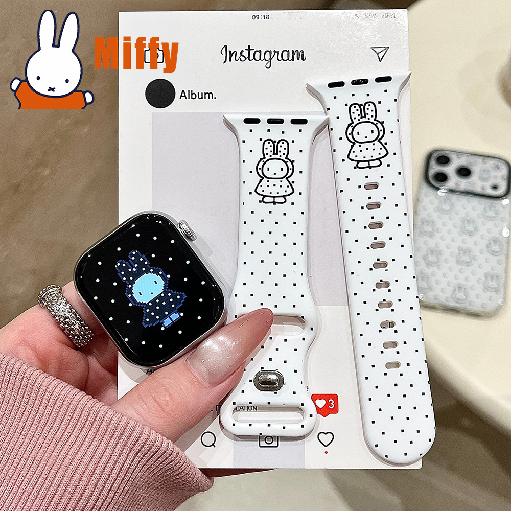 Kawaii Miffy Silicone Watch Ba - مراجعة Apple Watch Band وسعره