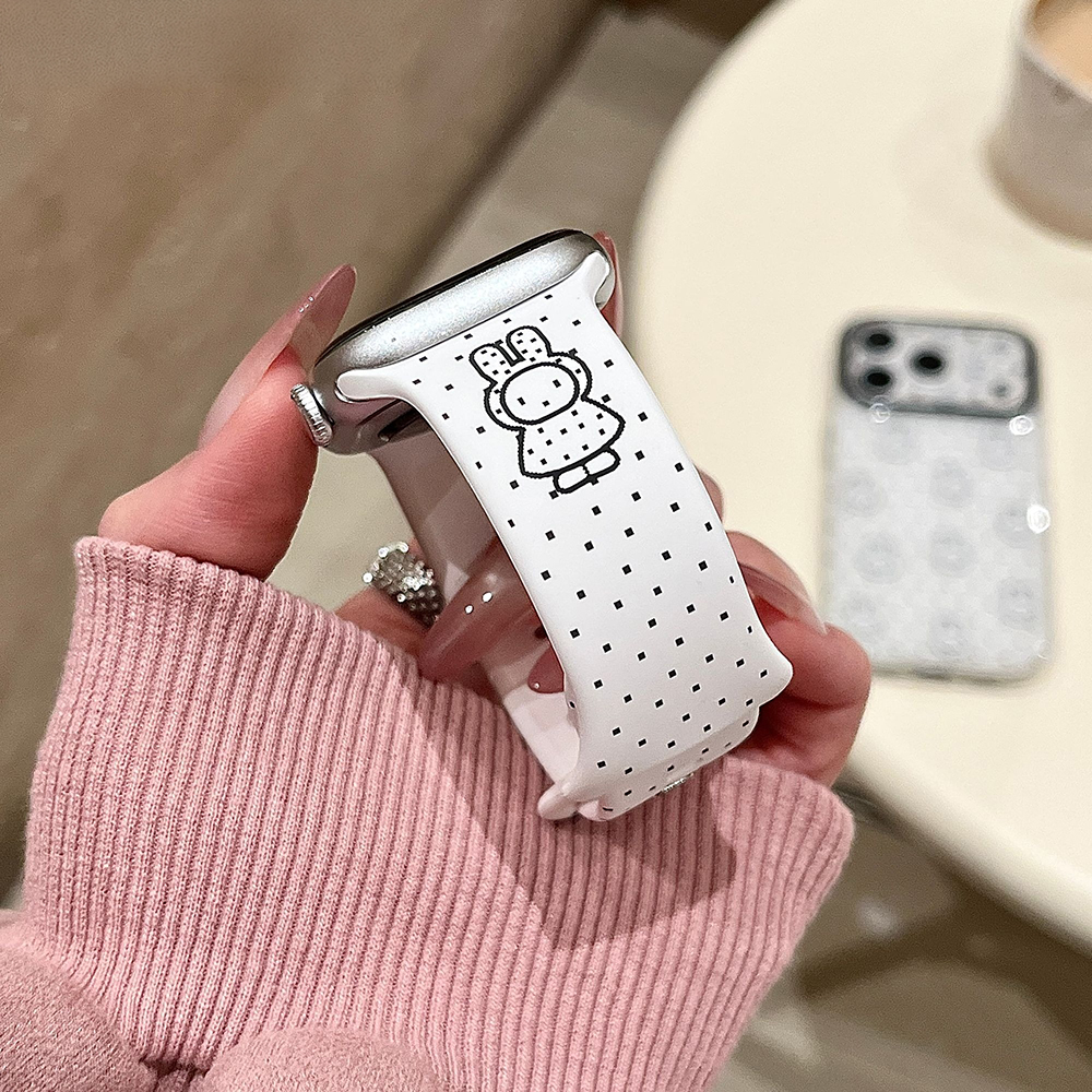 Kawaii Miffy Silicone Watch Ba - مراجعة Apple Watch Band وسعره