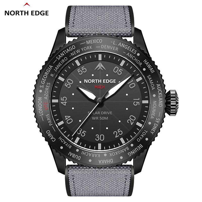 NORTH EDGE 2024 MACH Solar Pow - مراجعة Solar Powered Watch وسعره