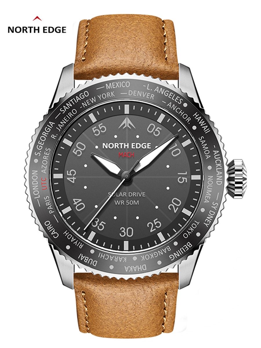 NORTH EDGE 2024 MACH Solar Pow - مراجعة Solar Powered Watch وسعره