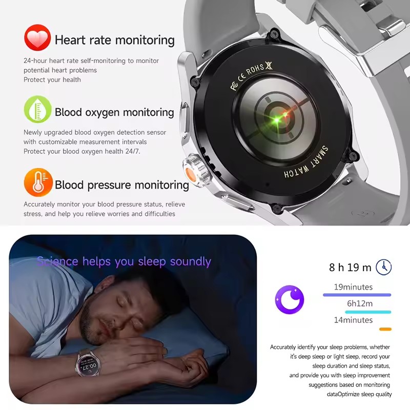 GUHUAVMI NFC Smart Watch Men A - مراجعة Smartwatch Branded Watches For Men وسعره