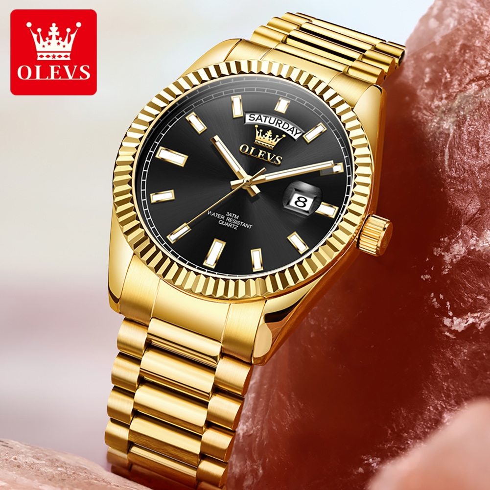 OLEVS Business Style Luxury Br - مراجعة Smartwatch Branded Watches For Men وسعره