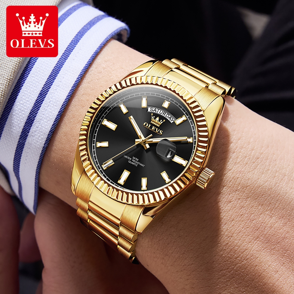 OLEVS Business Style Luxury Br - مراجعة Smartwatch Branded Watches For Men وسعره