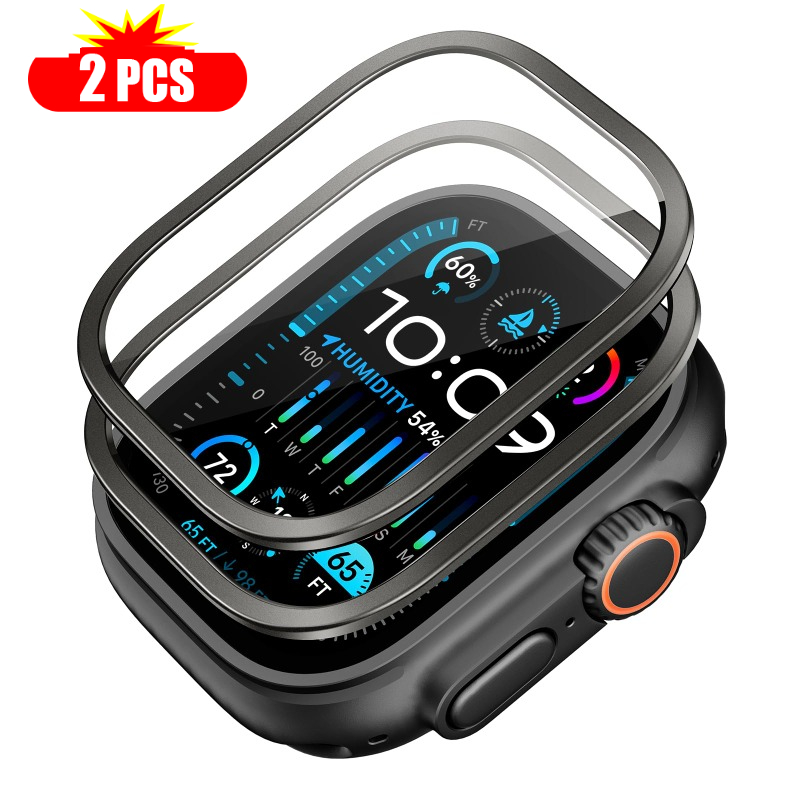 2pcs Tempered Glass for Apple  - مراجعة Smartwatch Apple Watches For Men وسعره