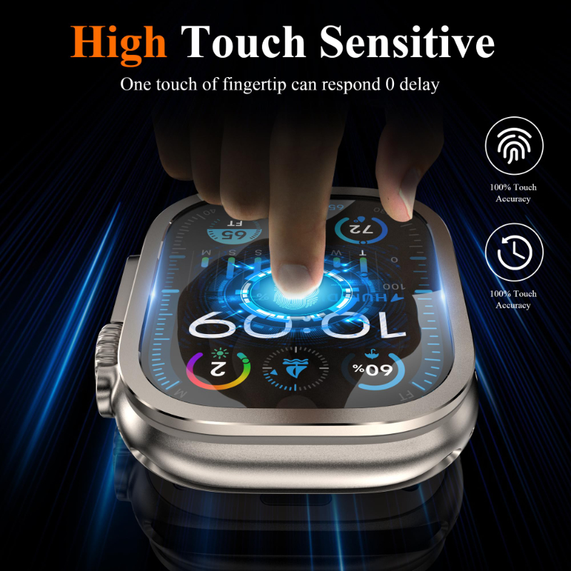 2pcs Tempered Glass for Apple  - مراجعة Smartwatch Apple Watches For Men وسعره