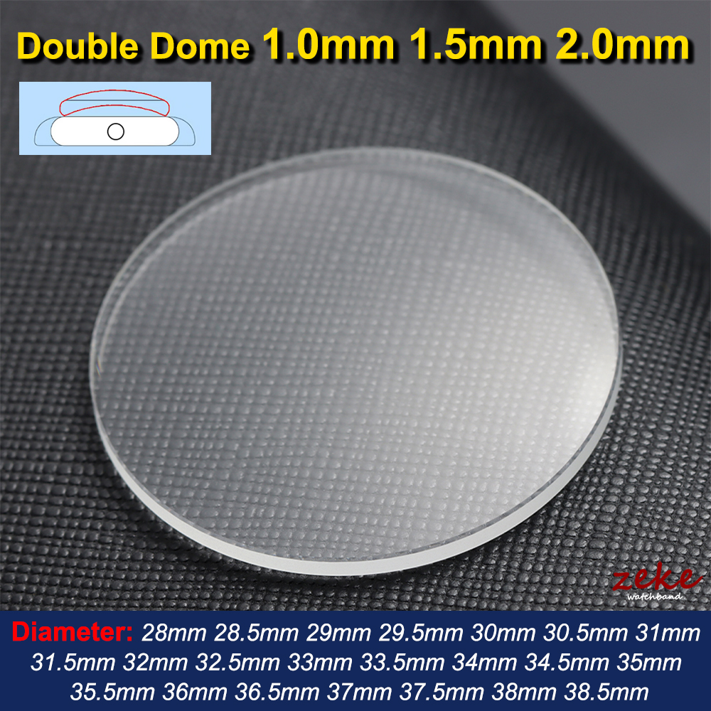 Double Dome 1.0/1.5/2.0mm Thic - مراجعة Watch Crystal Replacement وسعره