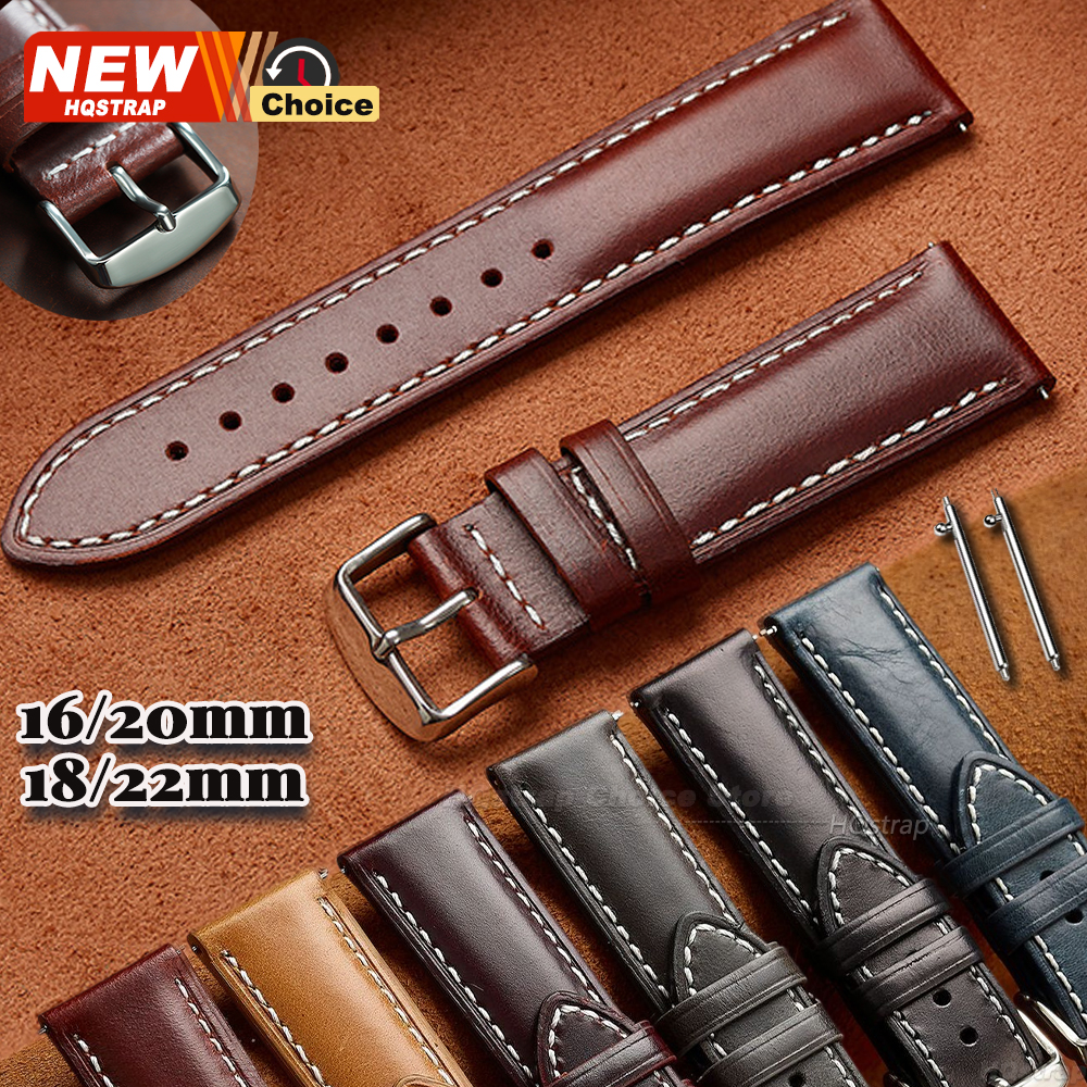 New Oil Wax Strap 16mm 18mm 20 - مراجعة Watches Rolex Smartwatch وسعره