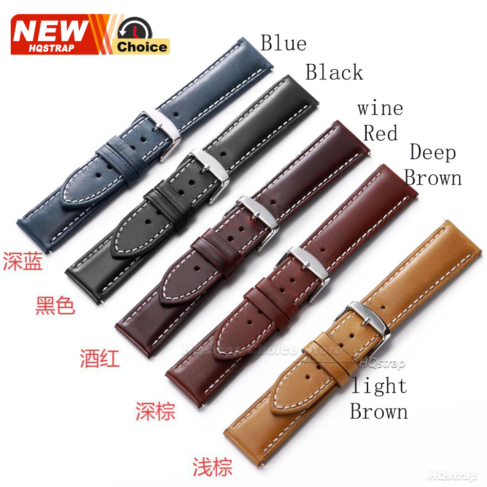 New Oil Wax Strap 16mm 18mm 20 - مراجعة Watches Rolex Smartwatch وسعره
