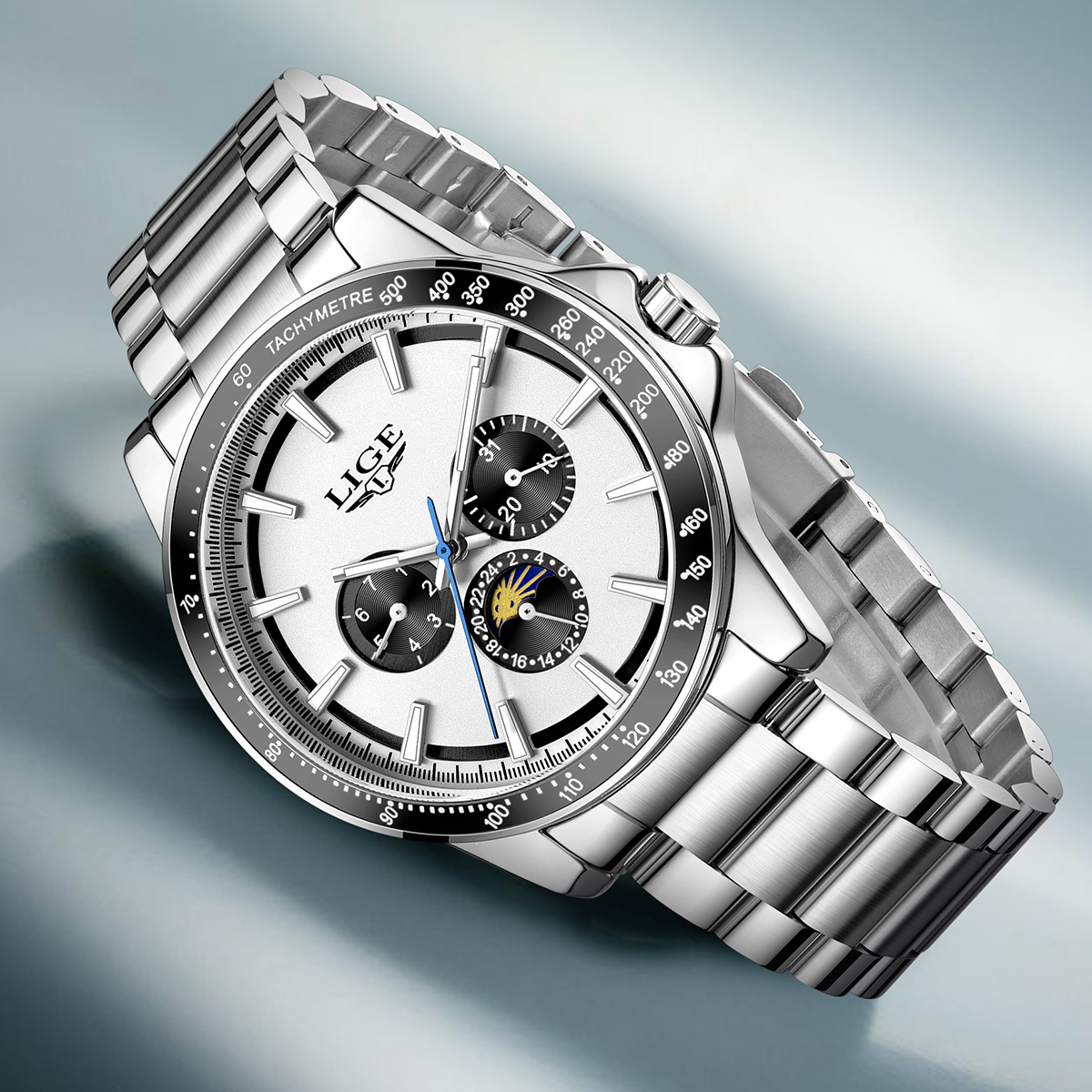 LIGE brand luxury watches mens - مراجعة Smartwatch Branded Watches For Men وسعره