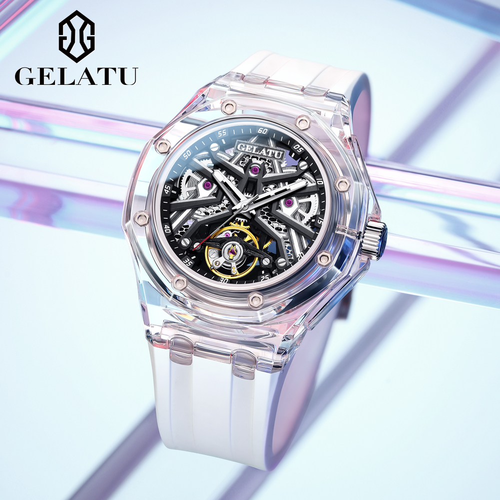 GELATU 8002 Automatic Mechanic - مراجعة Leather Watch Strap وسعره