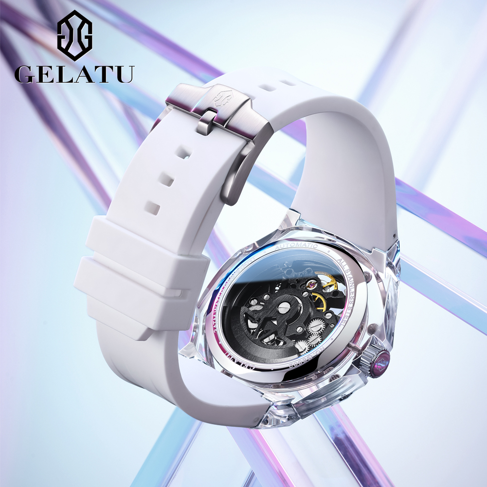 GELATU 8002 Automatic Mechanic - مراجعة Leather Watch Strap وسعره
