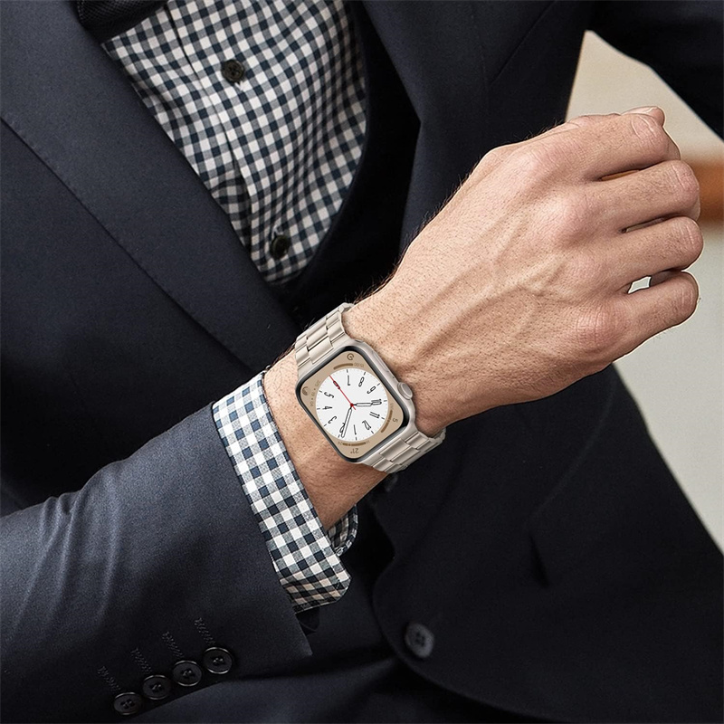 Metal strap For Apple watch Ul - مراجعة Smartwatch Apple Watches For Men وسعره