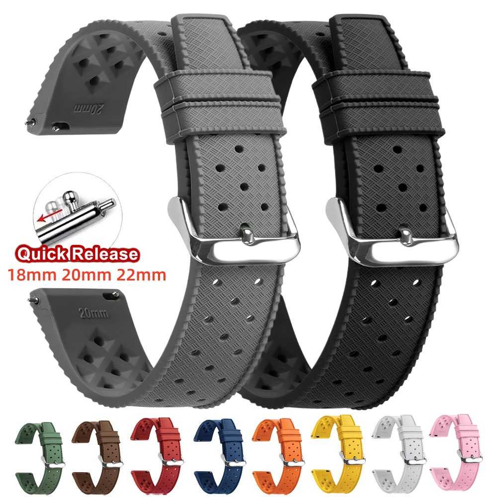 18mm 20mm 22mm Tropical Silico - مراجعة Seiko Watches Smartwatch وسعره