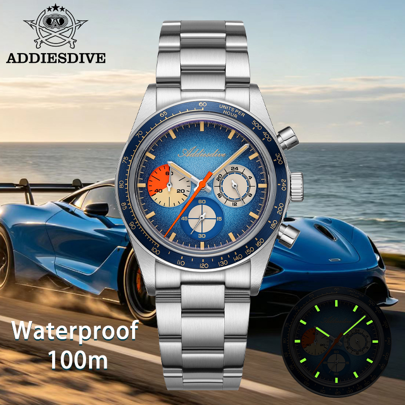 ADDIESDIVE Top Brand AD2551 Ch - مراجعة Solar Powered Watch وسعره
